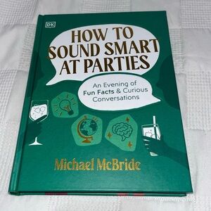 How to Sound Smart at Parties Book by Michael McBride - Green Cover hard cover